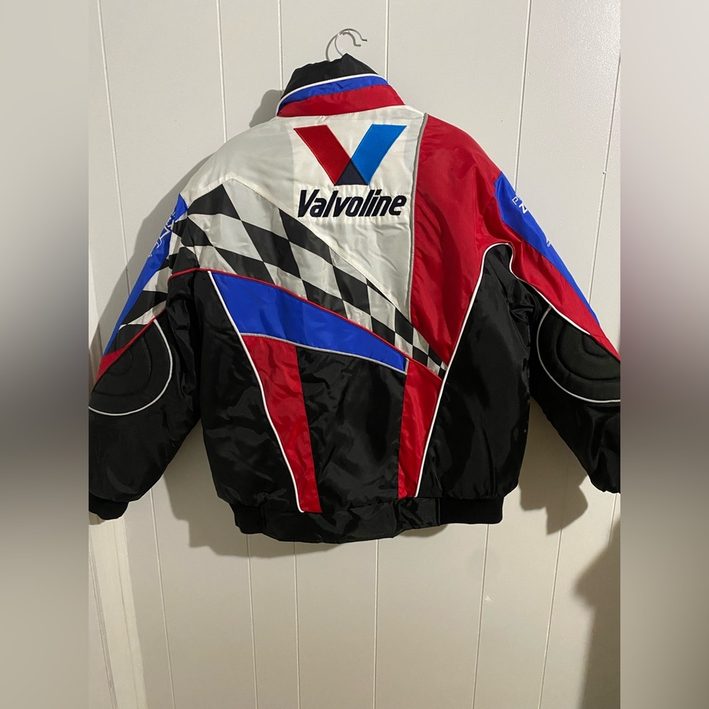 VTG NWOT LG Swags Valvoline Racing Fleece lined Heavy Winter Coat